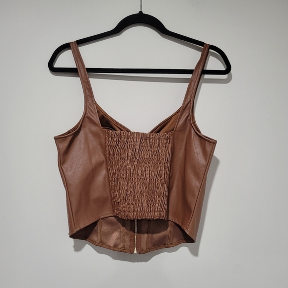 Guess Danessa PU Bustier Size Large - Picture 5 of 13